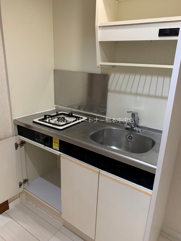キッチン　一口ガスコンロ付のタイプです※イメージです