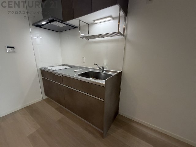 キッチン　コンパクトなキッチンで掃除もラクラク