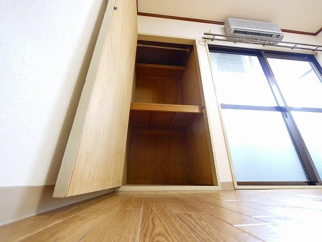 収納　ちょっとした収納スペースも充実しています