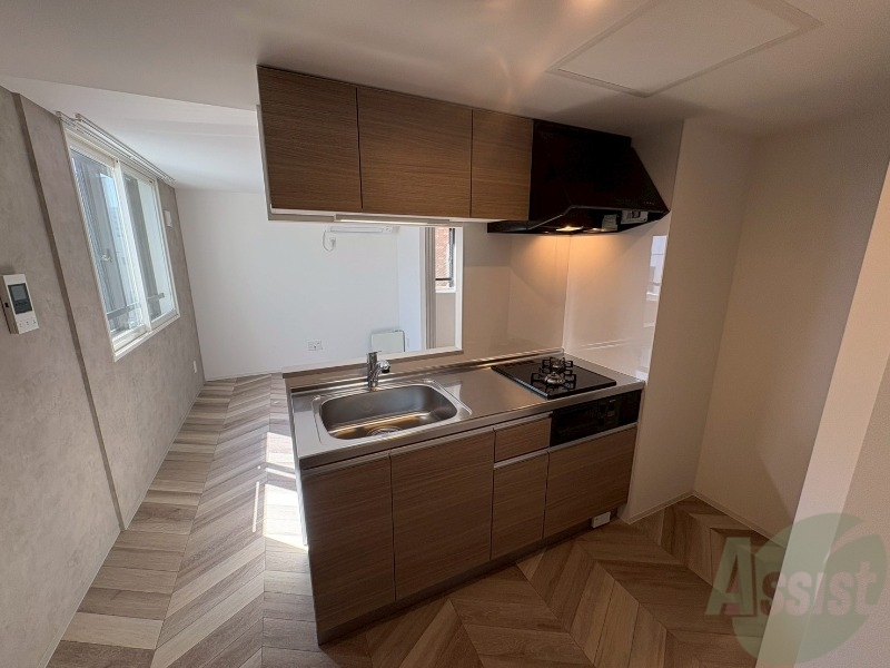 キッチン　システムキッチンなので、すぐお料理に使えます！