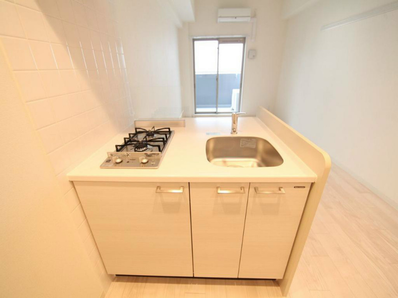キッチン　システムキッチン（ガス2口）カウンターキッチン