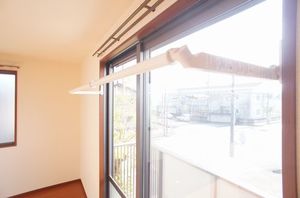 その他設備　洗濯物の室内干し用フレクリーン♪