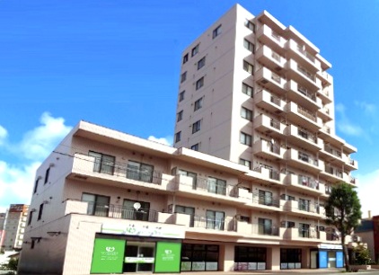 建物外観　人気の都市ガスマンションです♪