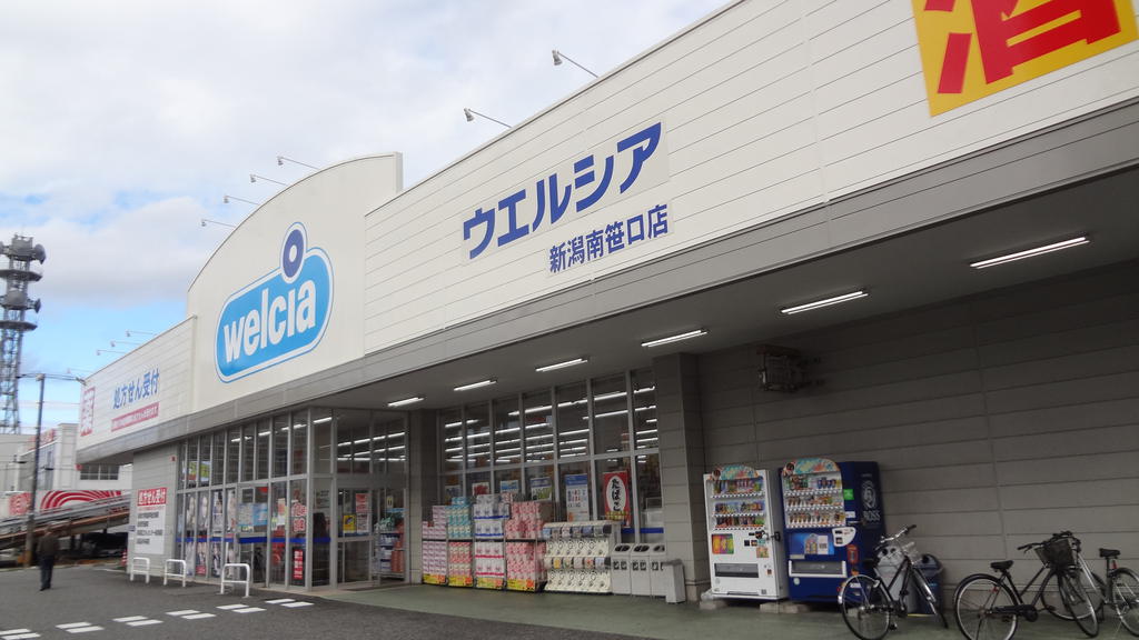 ドラックストア　ウエルシア新潟南笹口店（ドラッグストア）まで480m