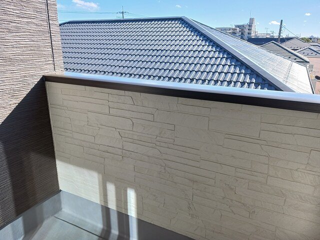 バルコニー　落ち着いた時間を過ごせるバルコニーです