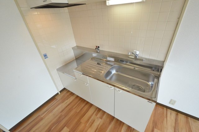 キッチン　ガスコンロ設置可能なキッチンです！