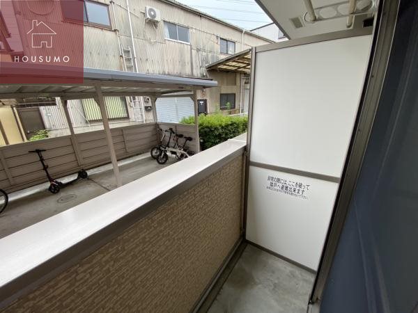 バルコニー　落ち着いた時間を過ごせるバルコニーです