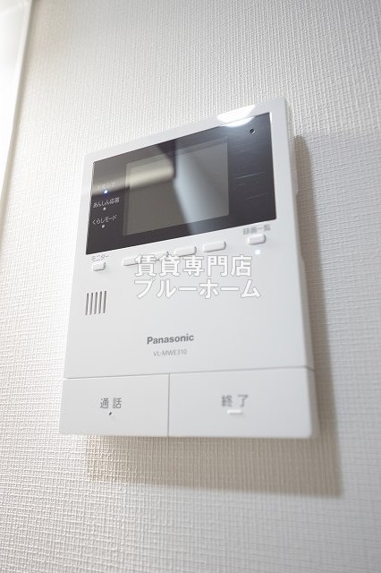 セキュリティ　安心のモニター付きインターホン！