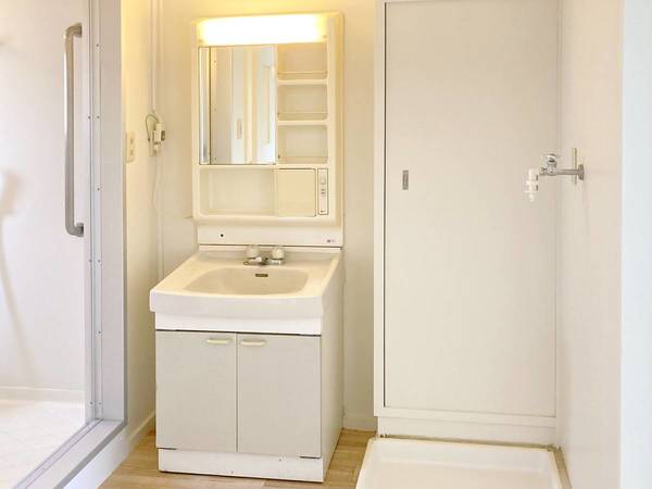 洗面設備　ビレッジハウスの同一物件・同一タイプの間取りの写真です
