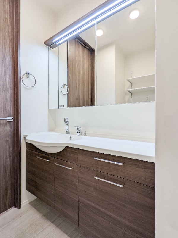 洗面設備　図面と現状に相違がある場合には現状を優先