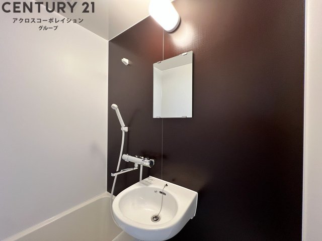 洗面設備　浴室内に洗面台がついてます♪