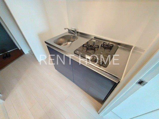 キッチン　２口ガスコンロ付き