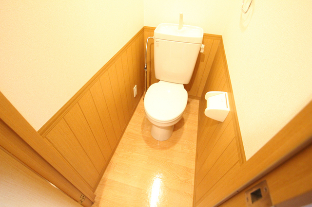 トイレ　おトイレもきれいですよ