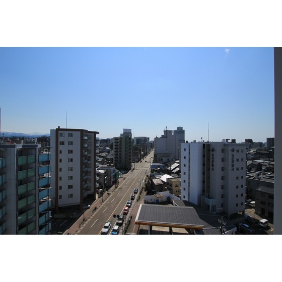 眺望　９階からの景色は素晴らしい！！