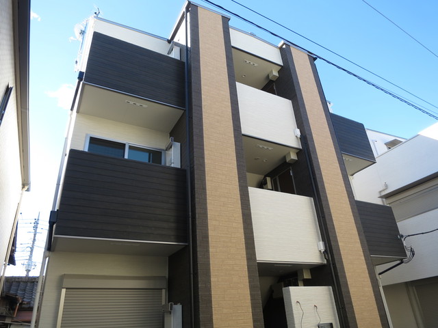 建物外観　全室角部屋★独立洗面台完備の１Kマンション！