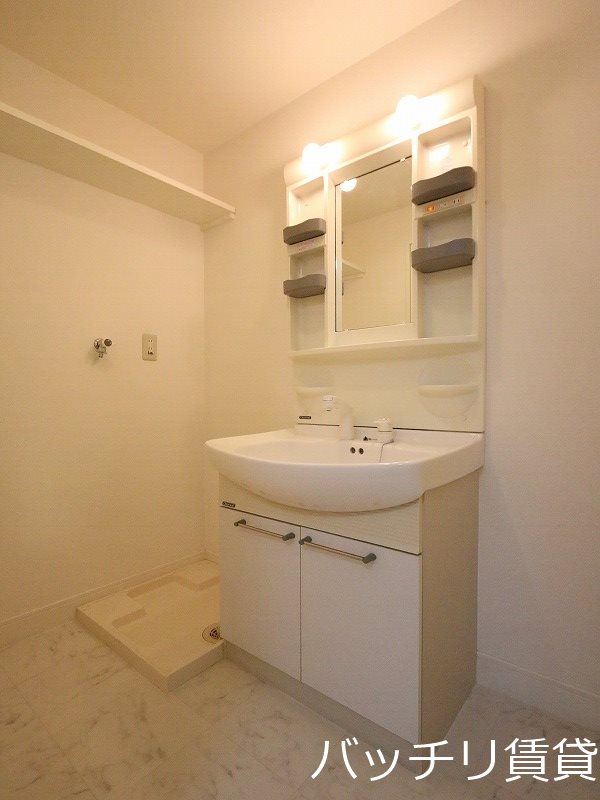 洗面設備　別号室タイプの為、現状を優先いたします