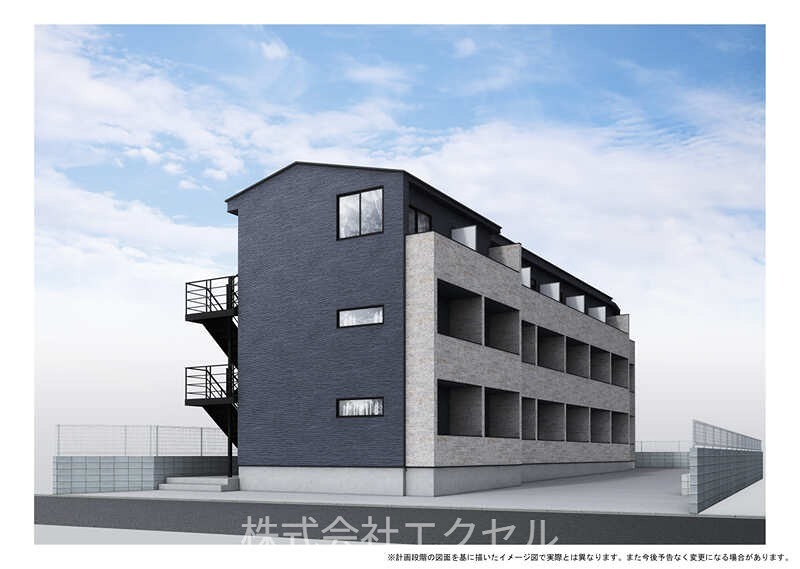 建物外観　2026年3月完成予定の新築