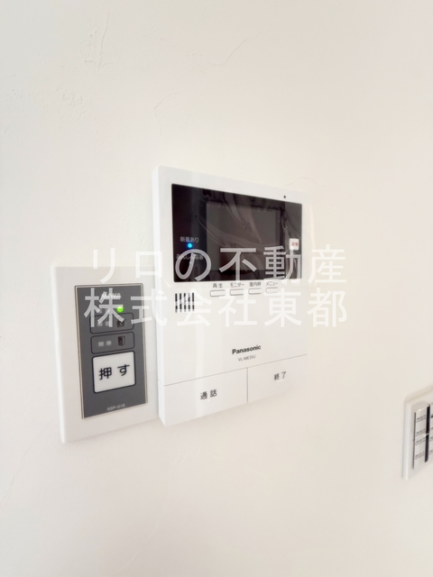 セキュリティ　ＴＶモニター付インターホンがあるので訪問者が一目でわかります