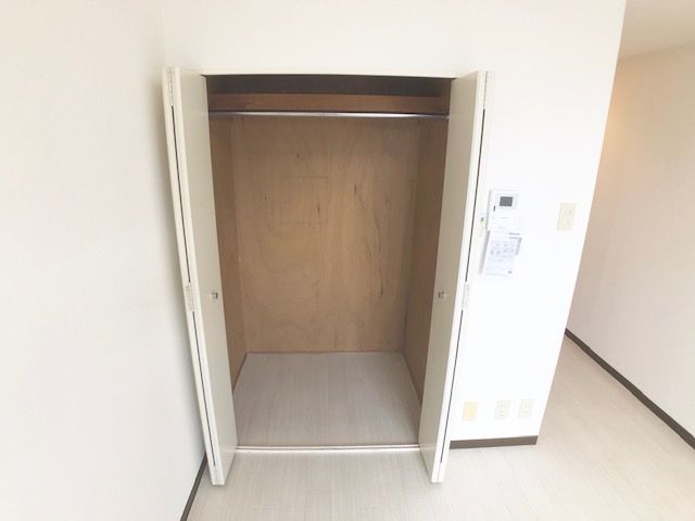 収納　たっぷり入る収納スペース。