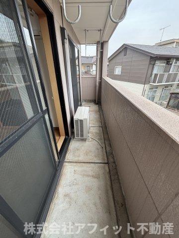 バルコニー　南西向き
