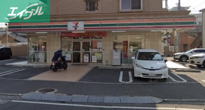 コンビニ　セブンイレブン岡山岡町店（コンビニ）まで402m
