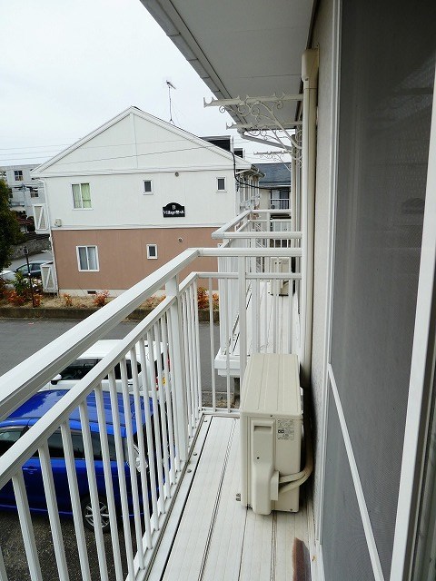 バルコニー　写真は203号室です（参考）