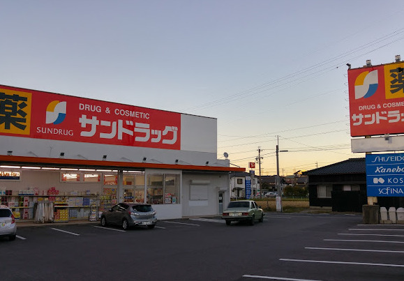 ドラックストア　サンドラッグ 新知店（ドラッグストア）まで196m