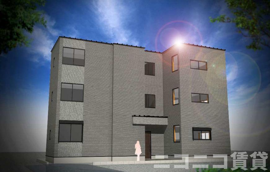 建物外観　建設中のため