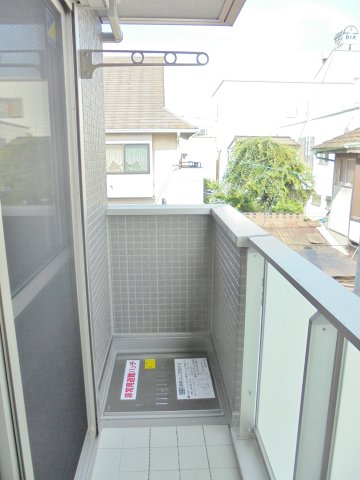 バルコニー　南西向き