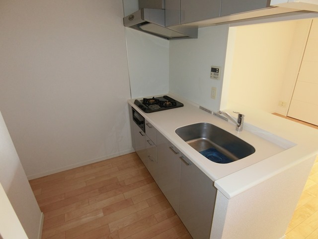 キッチン　嬉しい3口ガスコンロカウンターキッチン♪