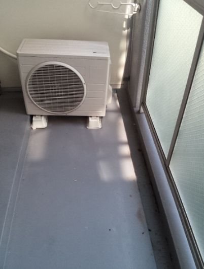 バルコニー　通風良好です。