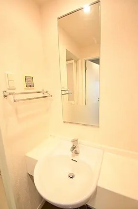 洗面設備　写真は別号室です。現況優先になります。