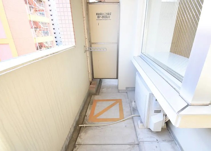 バルコニー　写真は別号室です。現況優先になります。