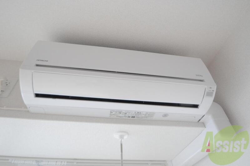 その他設備　エアコンがあるのはうれしいですね。ちょっぴり得した気分。