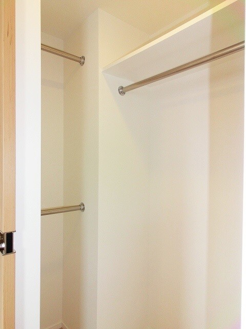 収納　ウォークインクローゼットです