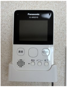 セキュリティ　モニタ付きドアホン