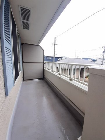 バルコニー　広々としたバルコニーです