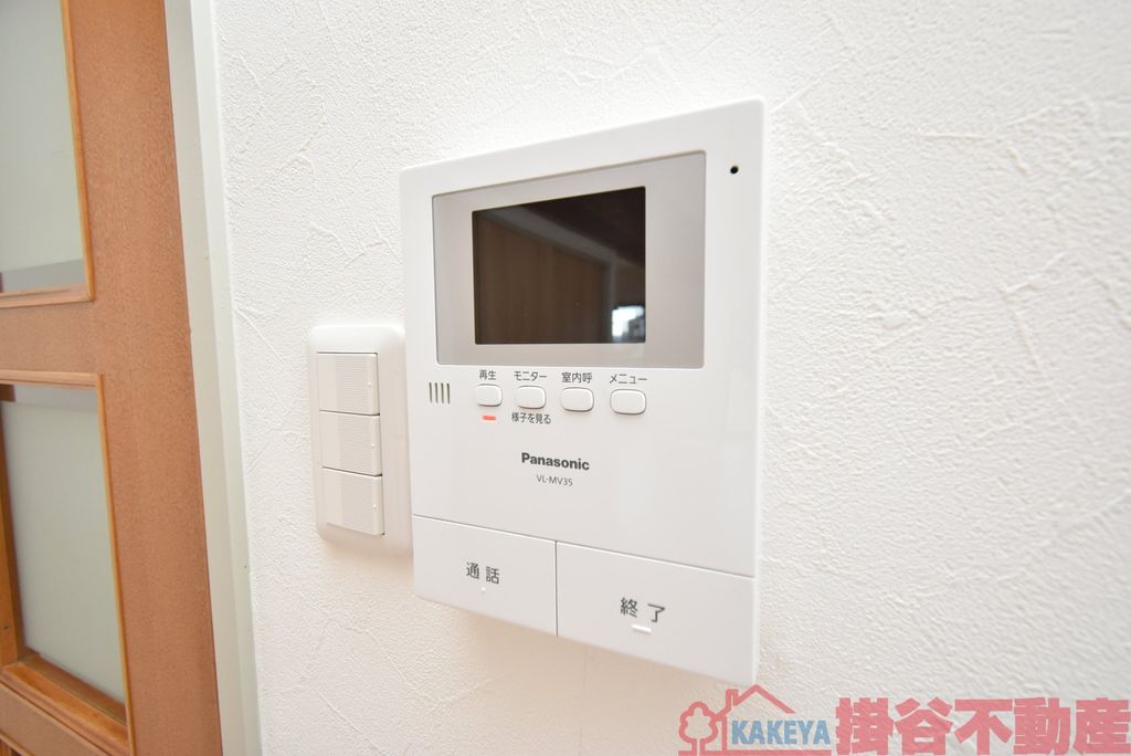 セキュリティ　モニター付きインターホン