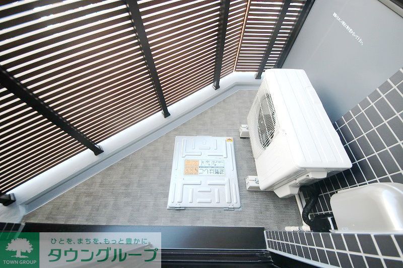 バルコニー　庭