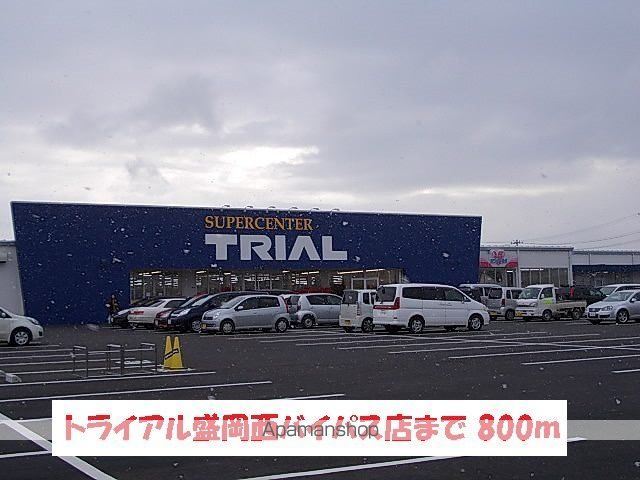 スーパー　トライアル盛岡西バイパス店（スーパー）まで800m