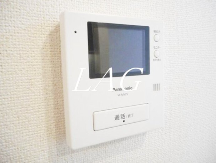 セキュリティ　モニター付きインターフォンです。