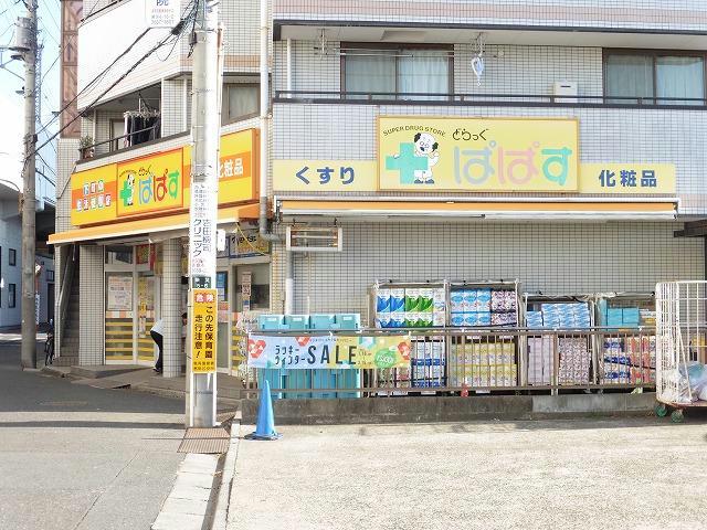ドラックストア　どらっぐぱぱす新柴又店（ドラッグストア）まで481m