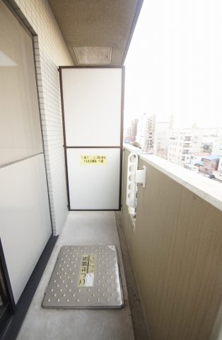 バルコニー　「南向きのバルコニー」