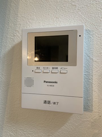 セキュリティ　モニター付きインターホンで安心