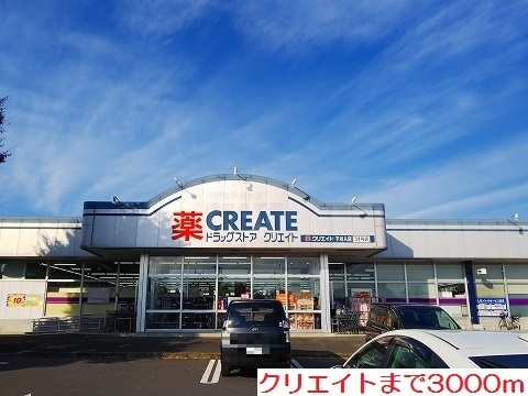 ドラックストア　クリエイト（ドラッグストア）まで3000m