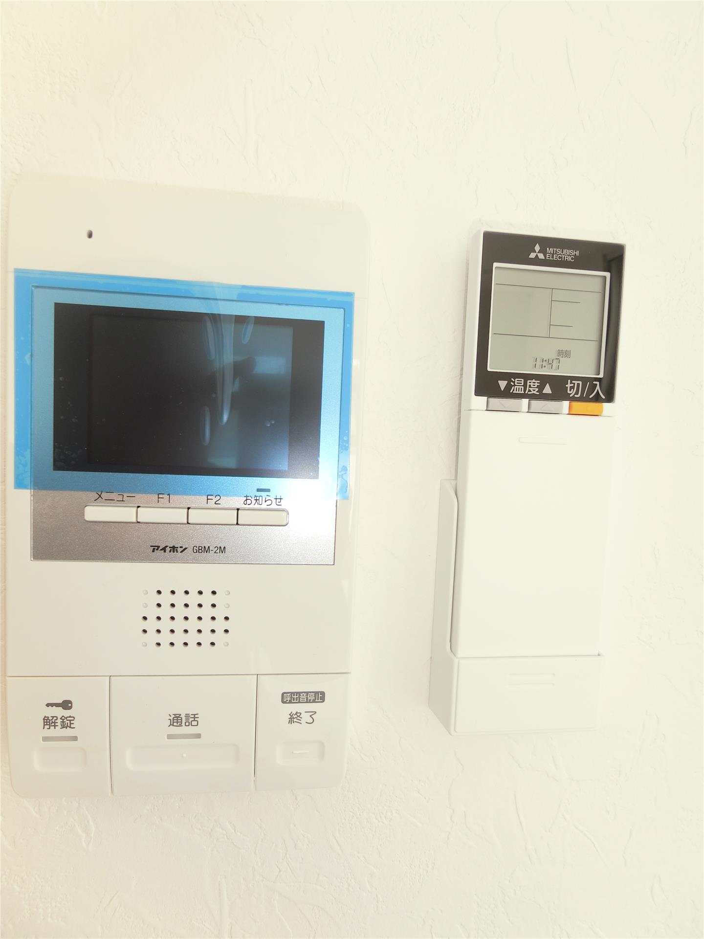セキュリティ　お部屋から確認できるモニター付きドアホン♪（同仕様画像）