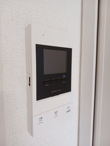 セキュリティ　モニター付きインターホンです