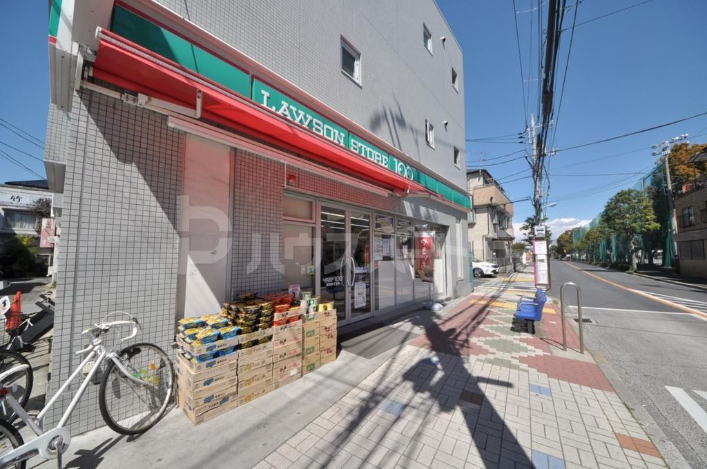 コンビニ　ローソンストア100篠崎四丁目店（コンビニ）まで110m