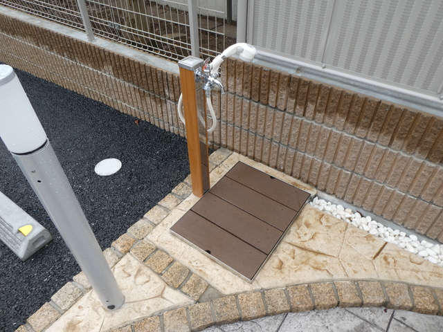 エントランス　ペット洗い場