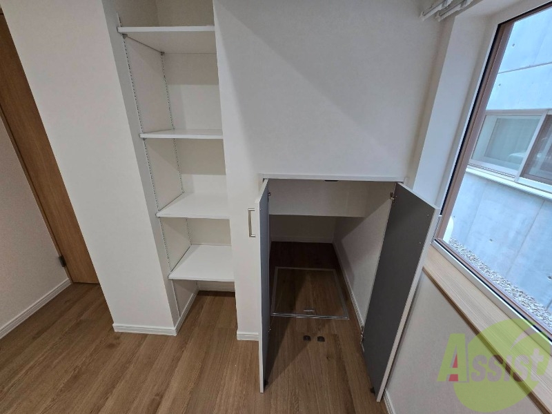 収納　収納もバッチリあるのでお部屋が片付きますよ！